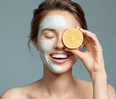Máscara nutritiva para repor nutrientes e rejuvenescer a pele do rosto